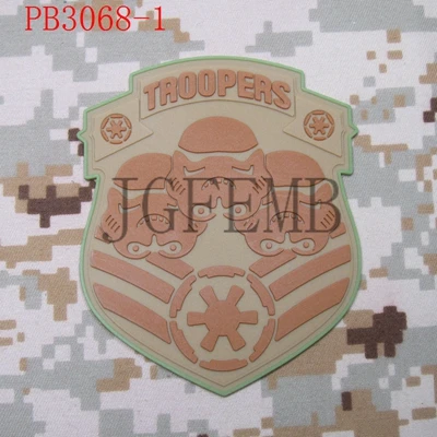 PB3068 Multicam 501st Легион трооперы 3D ПВХ патч - Цвет: PB3068 Multicam
