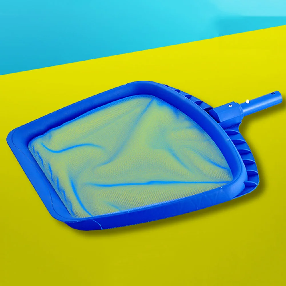 Новое поступление Professional Blue пластиковый лист грабли сетка скиммер чистый плавательный бассейн инструмент отделитель листьев чистая - Цвет: Синий