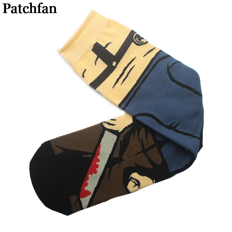 Patchfan Friday the 13th movie забавные женские носки с принтом аниме 90s короткие носки Kawaii Вечерние подарки для косплея украшение A2171