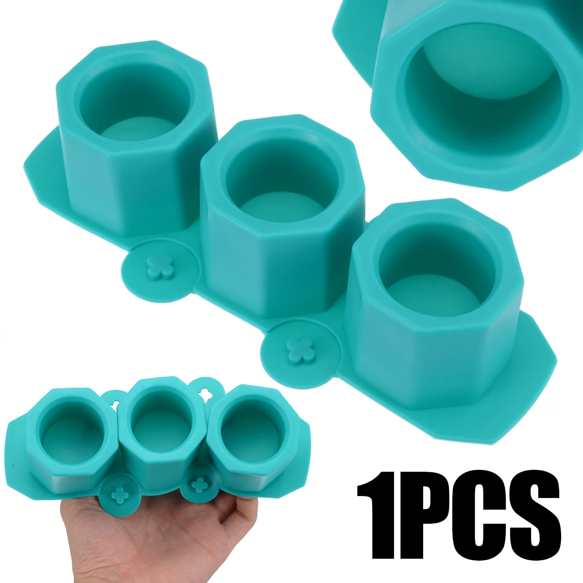 Durable Flower Cactus Pot Silicone Mold Ceramic Clay Craft Casting Concrete Cup Molds Succulent Plants Planter Vase Mould