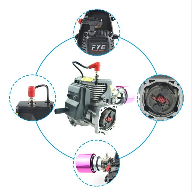 Rc автомобиль бензиновые двигатели 29cc-30.5cc-32cc-35cc топливные двигатели для 1/5 rc hpi racing 5B 5T SC losi 5ive-t dbxl модели дистанционного управления
