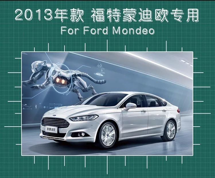 KOWELL автомобильный Стайлинг для Mondeo фары 2013 Fusion светодиодный фонарь DRL Bi Xenon объектив Высокий Низкий луч парковка