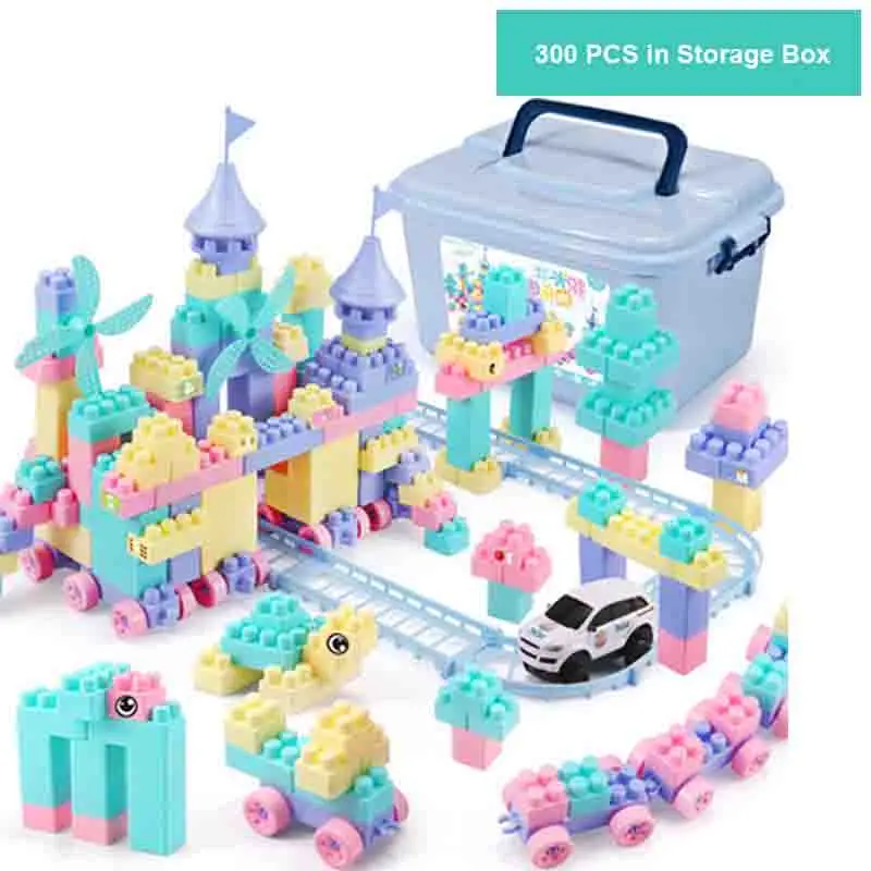 Красочный Классический пластиковый набор строительных блоков для детей дошкольного возраста, базовая обучающая игрушка для девочек и мальчиков