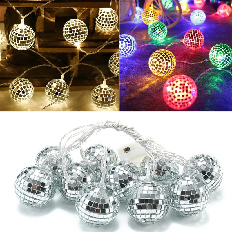 LED Morocco Ball String Light 2.2m Christmas Tree Decor Garland Fairy Light