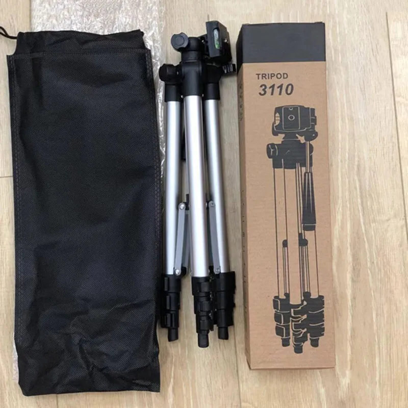 

Newly Auminum Camera Tripod Stand Light Weight Adjustable Cell Phone Tripod DC128