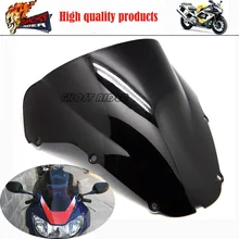 Motocicleta iridium preto pára brisas duplo bolha para honda cbr929rr cbr 929 rr 2000 2001 00 01 ws1049