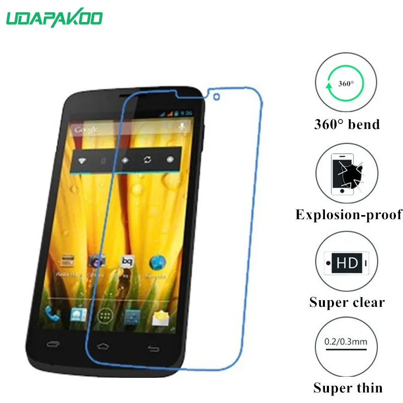 

udapakoo clear Tempered (soft glass) film for BQ Aquaris 5 HD Nano Explosion-proof glass Screen Protector