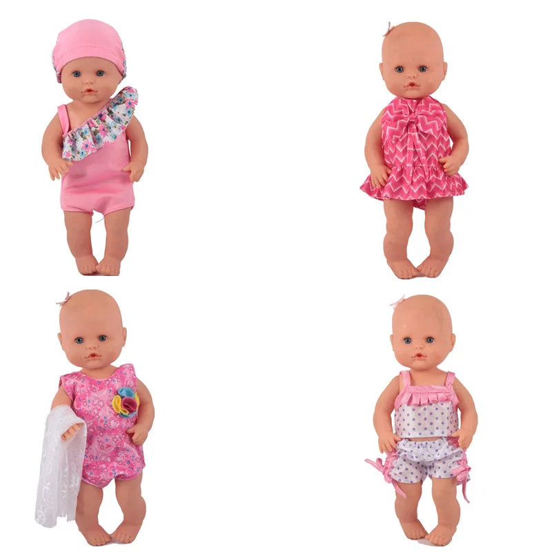 Кукольная одежда и аксессуары Nenuco Ropa y su Hermanita 4 разных купальника бикини для кукол