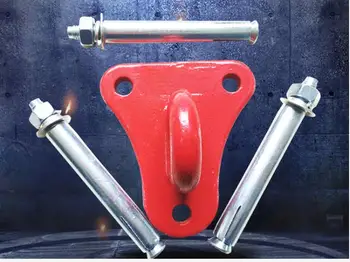 

Fire Escape Safety Rope Fixed Bracket Triangle Lifesaving Rope Steel Hanging Plate