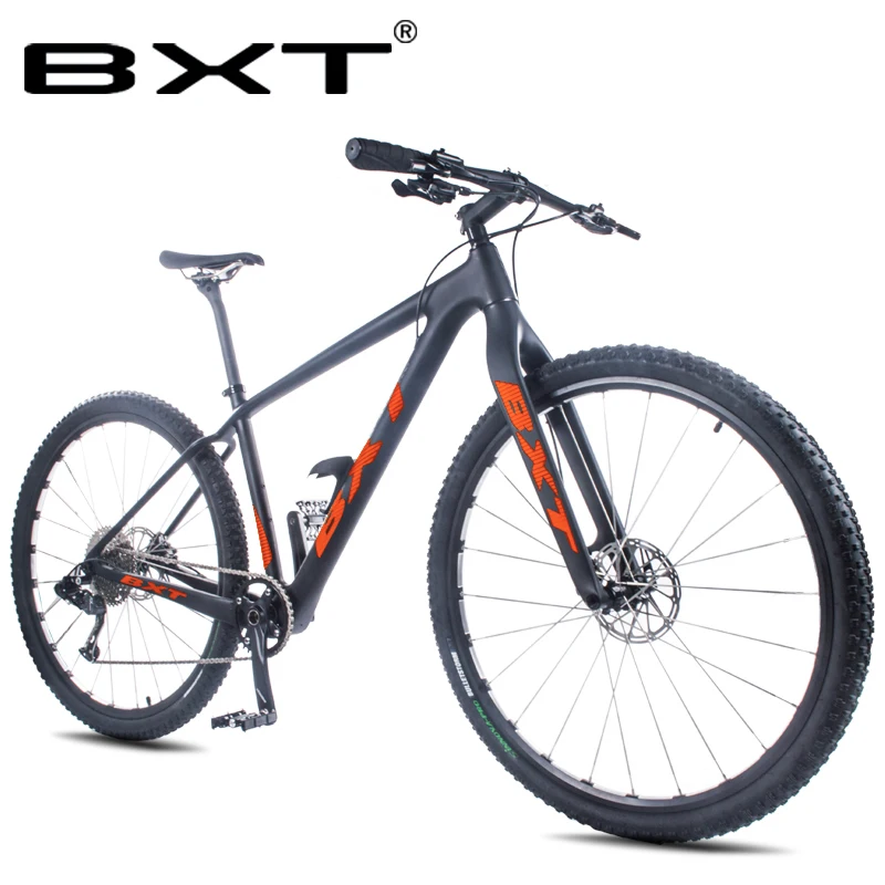 Free Shipping 29er Mountain Bike T800 Carbon MTB Bicycle Cycling 1*11 Speed Mechanical Brake 29er Carbon 100*15mm Front Fork