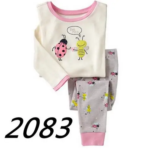 

New Low Price 100% cotton boys girls Casual Christmas Pajamas Children's Sleepwear Baby Night Wears Kids Pyjamas sg P24