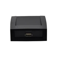 Черное USB считывающее и записывающее устройство для 125 кГц/134,2 кГц двухчастотное FDX-B FDX-A протокол