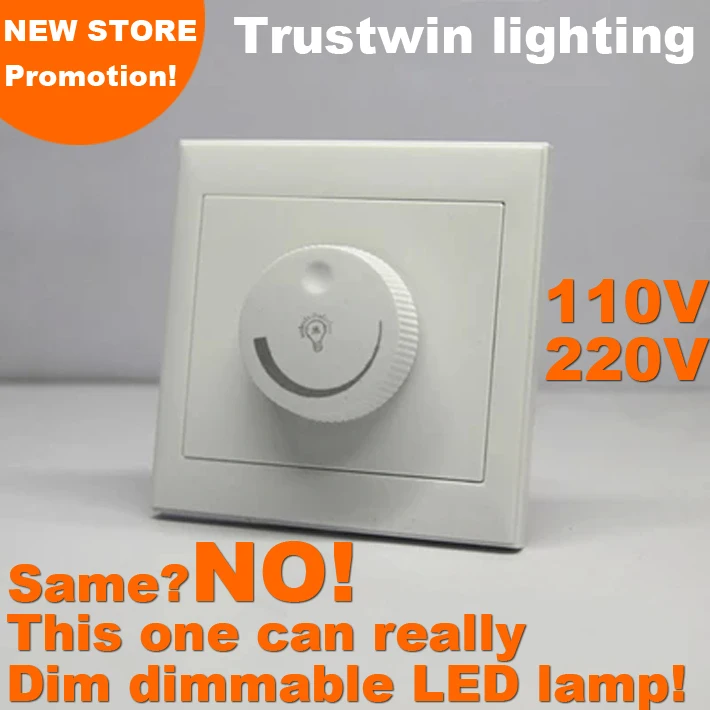 LED Triac SCR dimmer switch AC110 AC220V Dim brightness from 0 to 100