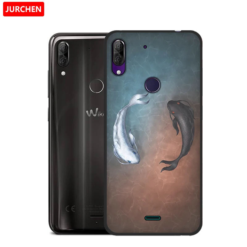 Jurchen TPU мягкий чехол для Wiko View 2 Plus чехол для телефона с милым мультяшным принтом силиконовый чехол для Wiko View 2 Plus Coque View 2 Plus