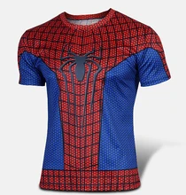 Marvel Super Heroes Avenger Captain America Batman new T shirt Men Compression Armour Base Layer Thermal Under Causal Shirt