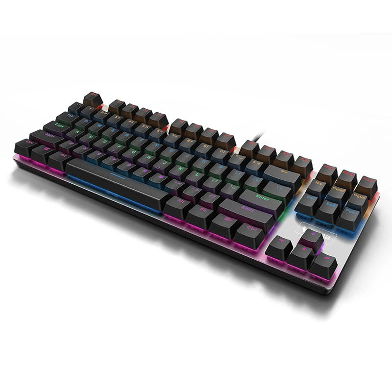 Механическая игровая клавиатура Rapoo V500 из сплава Teclado с usb питанием для