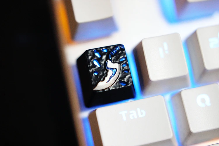 1 шт. металлический колпачок для dota2 Keycap для DOTA механическая клавиатура ESC Keycap оцинкованный алюминиевый сплав R4 Keypress