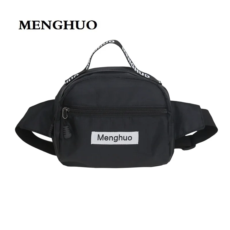 

MENGHUO Female Crossbody Handbag Fanny Pack Waist bag Brand New Leisure Fanny Waist Pack Women Shoulder Belly Men Belt Handbags