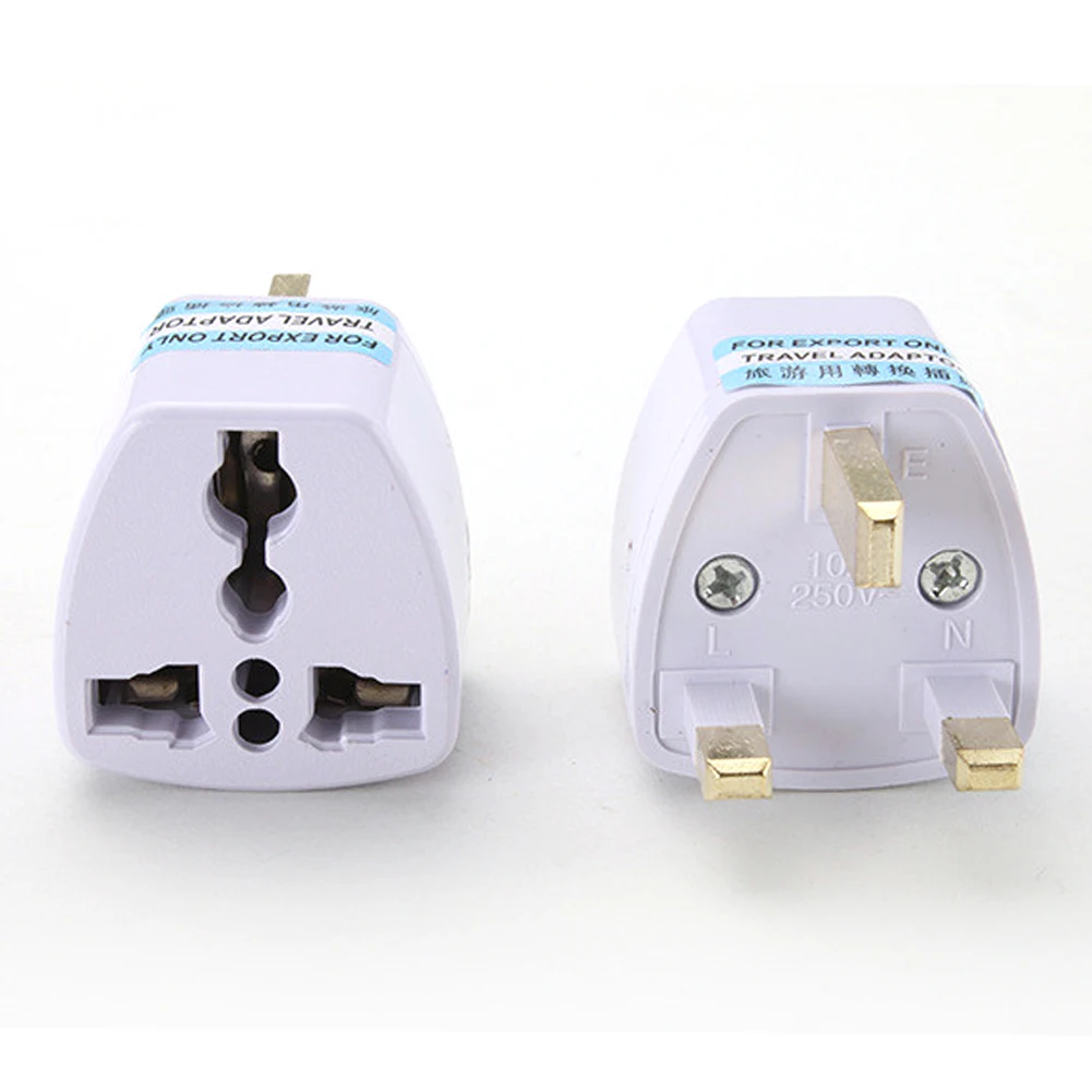 

Universal UK US AU to EU Power Socket Plug Travel Charger Adapter Converter 2 Flat Pin #1103