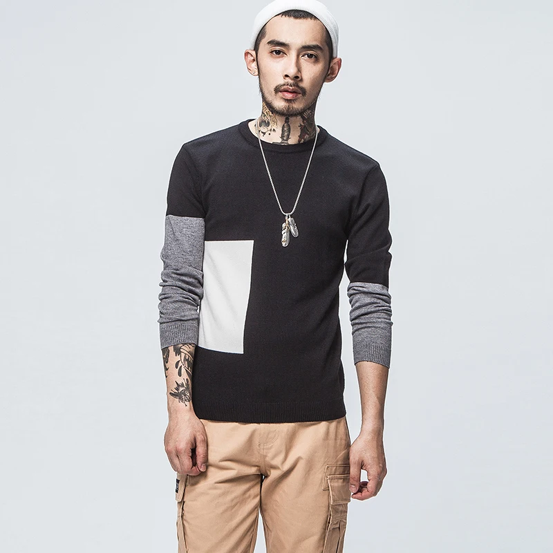 AIRGRACIAS 2018 Autumn Casual Men's Sweater O Neck