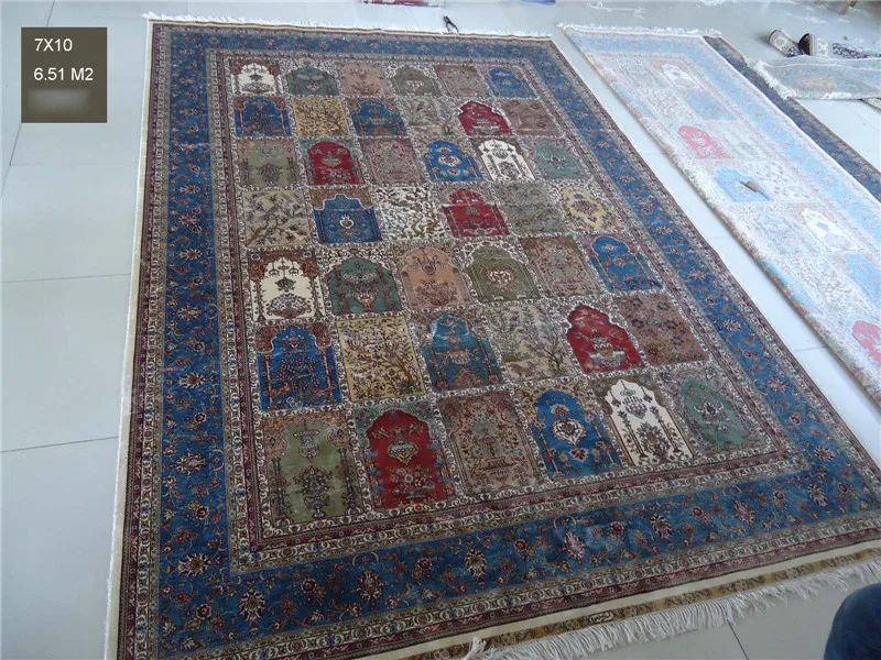 Handmade Turkish Rugs Roselawnlutheran 7x10ft Turkish Knots Clical Handmade Persian Silk Designer Rugs And Carpets