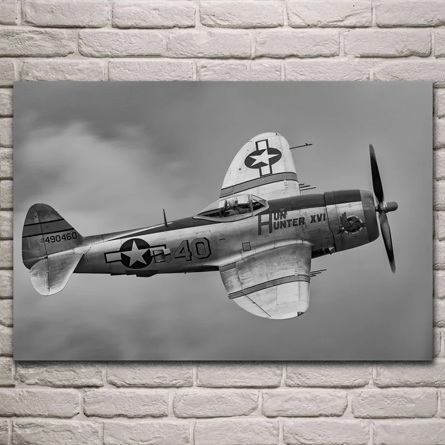 P 47 Thunderbolt ww2 истребитель ретро классический самолет украшение для гостиной Декор