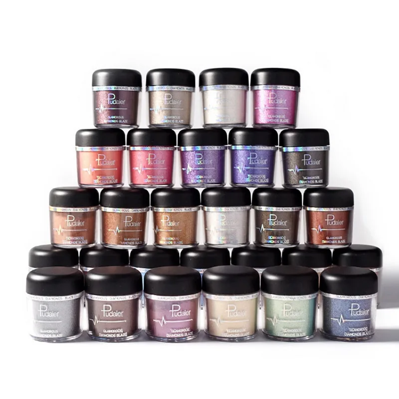 

Pudaier 1PC 28 Colors Shimmer Eye Shadow Nude Glitter Eyeshadow New Cosmetics Waterproof Beauty Eyes Powder Makeup Dropshipping