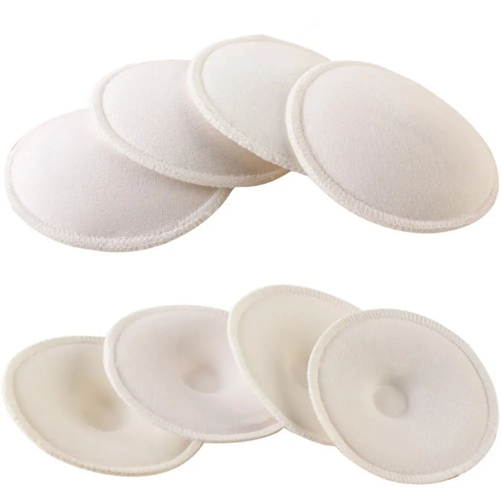 New 4 PCS/Set Women White Anti overflow Reusable Breast Pad Maternity