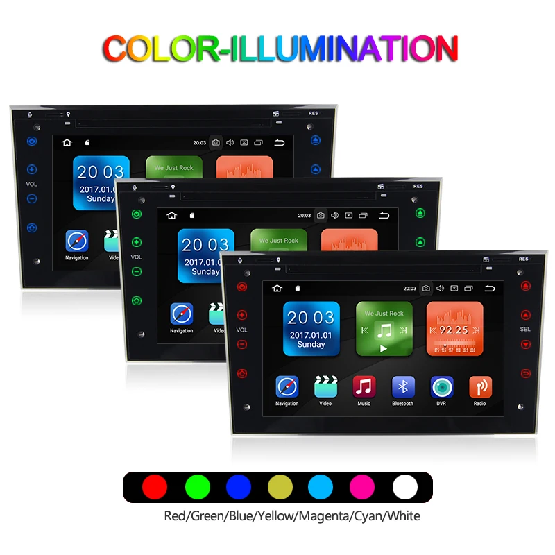Best 7" Android 9.0 4G RAM Car video Player For Opel Astra H Vectra Corsa Zafira B C G GPS head unit radio stereo with BT wifi 8