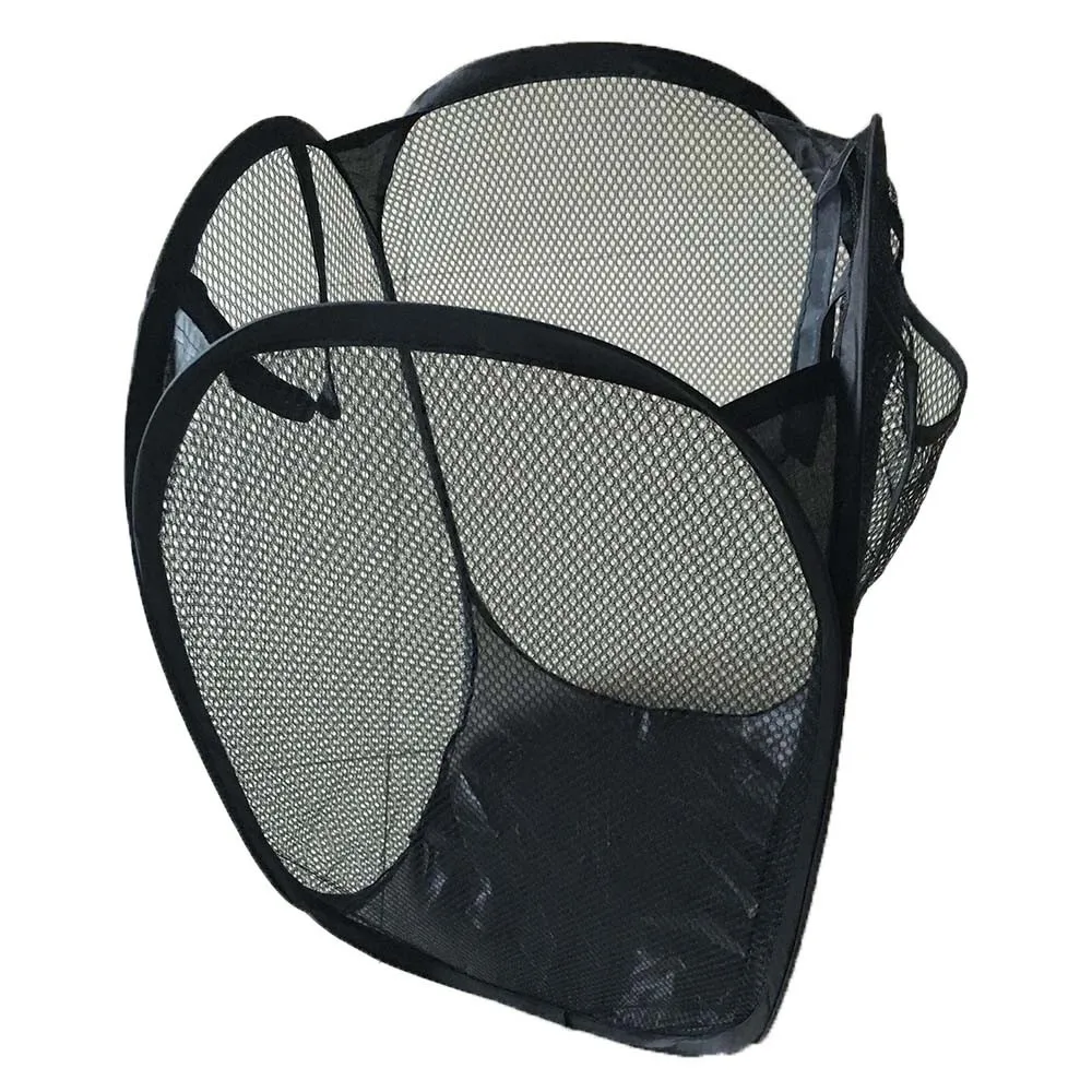 

Pop Up Washing Clothes Laundry Basket Bag Foldable Mesh Storage Toy Container Organization Home storage Household#sw
