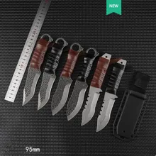 Стандартный тактический нож, черный нож, карманный для дайвинга, Дамасские Ножи, походные инструменты для выживания, охотничьи военные ножи и K оболочка
