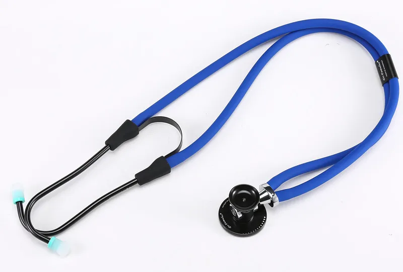 Функциональные Multi-частота Dual Head Стетоскоп профессиональные медицинские устройства - Цвет: Dark Blue