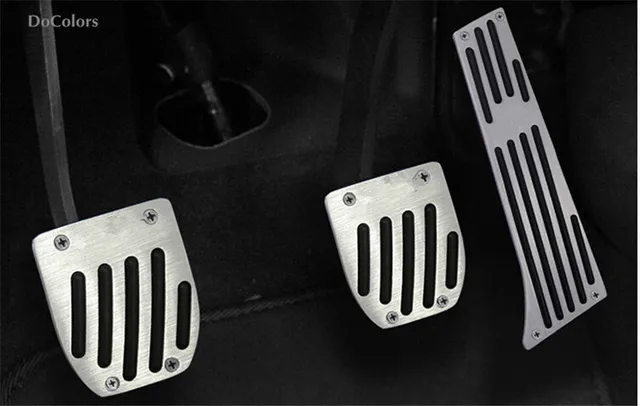 LZLWL Fußstütze Pedalkappen VCiiC Aluminium Fußablage Pedale Set fit für BMW  E30 E36 E46 E87 E90