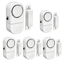 Sistema de alarme de segurança para casa, sensores magnéticos independentes, sem fio, alarme anti-roubo de entrada de janela de porta, casa