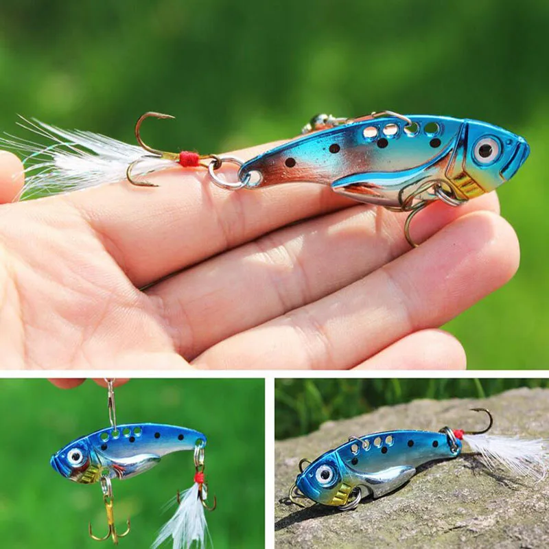 

1pcs VIB winter for fishing lure 7g 4cm spoon lure savage gear asturie lure jerkbait wobblers Sequin bait carp fishing tackle