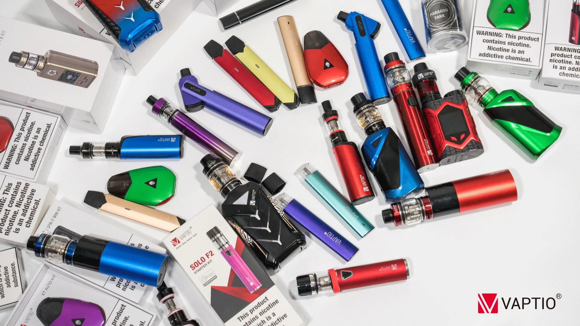 【Отправить Новогодний подарок 【 】 vaptio P1 TF Vape комплект электронных сигарет 50 Вт 2100 мАч встроенный аккумулятор 2 мл бак