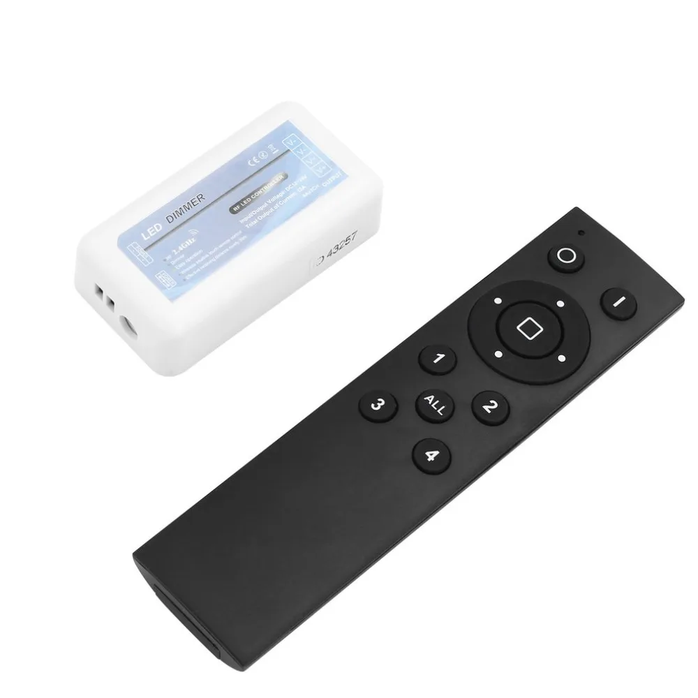 

2.4G DC12/24V 12A CCT/Dimmer Controller+4 Group Remote wireless remote control for 5050 3528 LED Strip