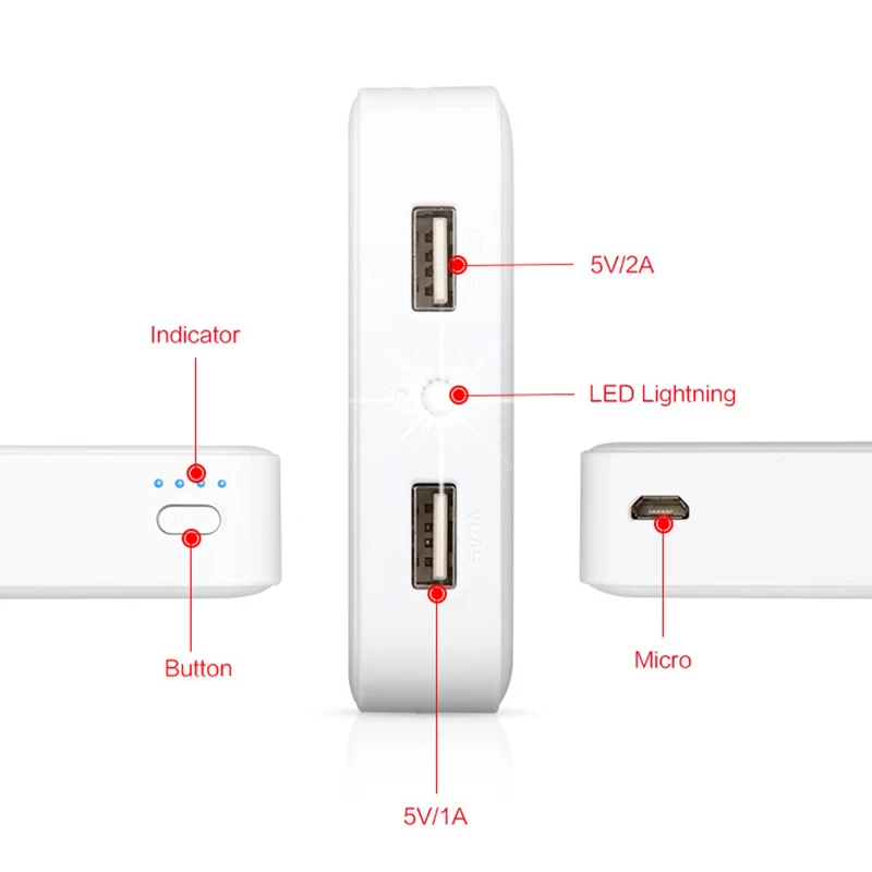 Yoobao милые Мобильные аккумуляторы 10000 мАч Для Сяо Mi Ми 2 USB Малый pover Bank Мини Портативный внешний Батарея повербанк для iPhone 6 5 4