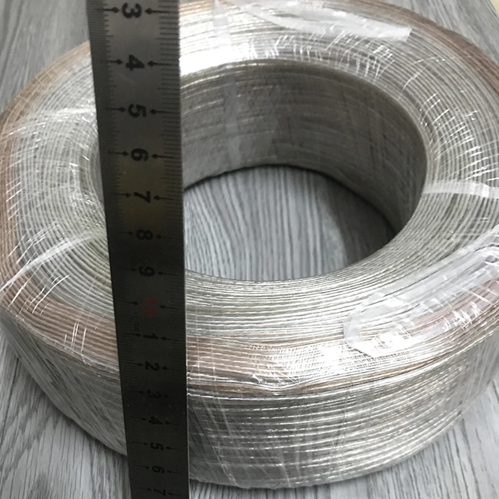 Прозрачный кабель DHL 2-контактный параллельный Электрический провод 20AWG 22AWG 24AWG 26AWG