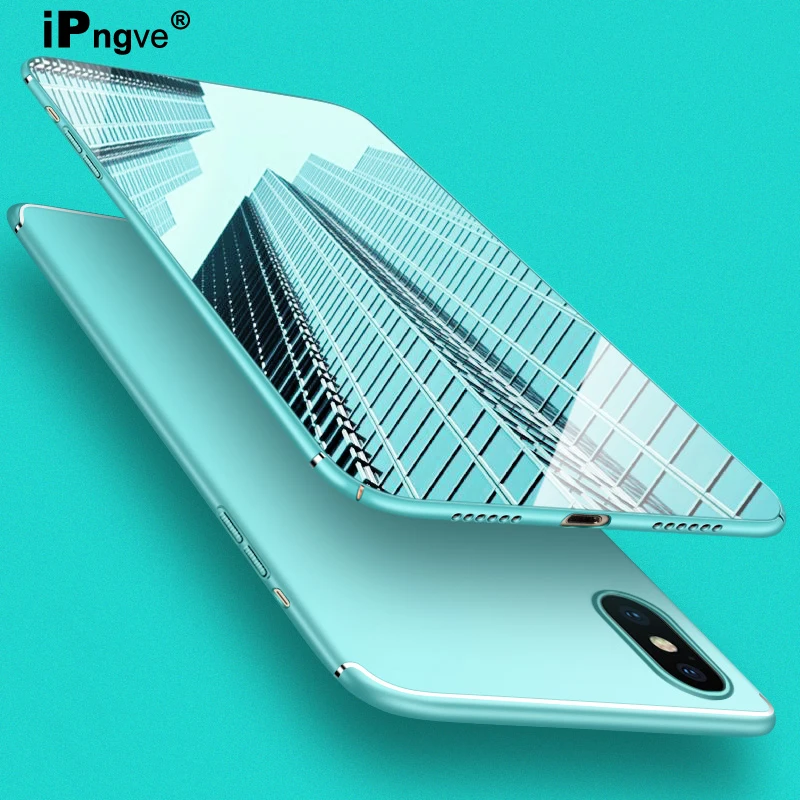 

ipngve For iPhone X Case New Arrivals Hard Plastic Matte Art Line Back Cover Phone Case Bags Anti-knock Fundas Coque