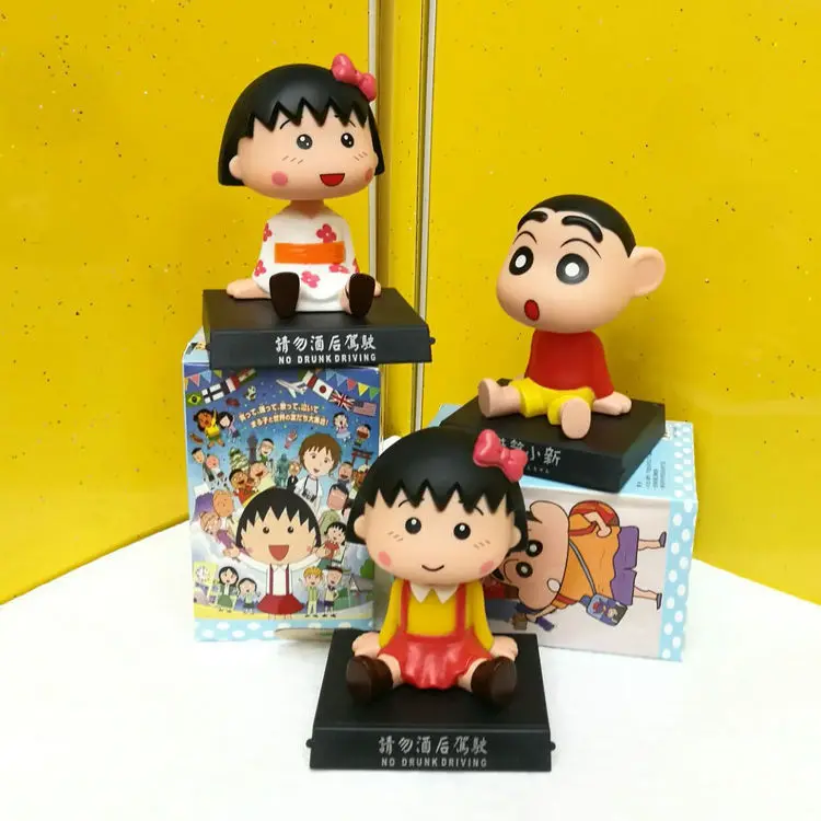 

Crayon Shin-Chan 1/10 scale painted figure Chi-bi Maruko & Ultrman Bobble Head PVC Action Figure Collectible Model Toy11cmKT3080