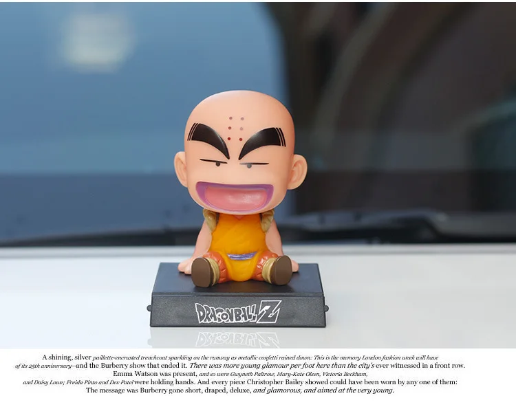 Son Goku Monk украшения для приборной панели автомобиля игрушки держатель телефона мобильный клип встряхивание головы Стайлинг украшения для кукол аксессуары для интерьера