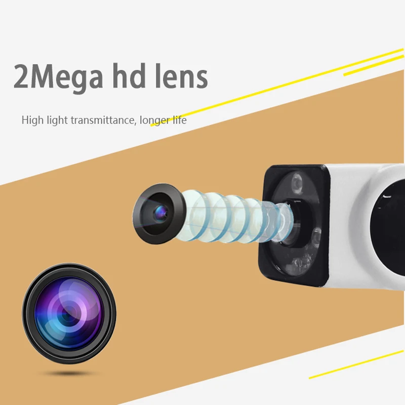 Наружная беспроводная Wifi панорамная камера видеонаблюдения 1080P camara wifi