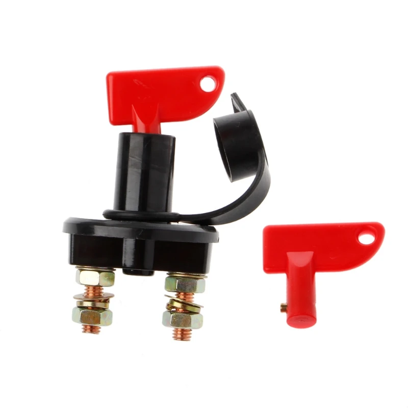 

Car Switch Battery Isolator Cut Off Power Kill Switch 400A 24V Key with Waterproof Cover