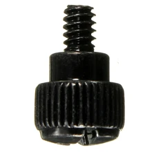 High Quality Pack of 10 Desktop Computer PC Case Thumbscrews Thumb Screw 6-32 Black Metal