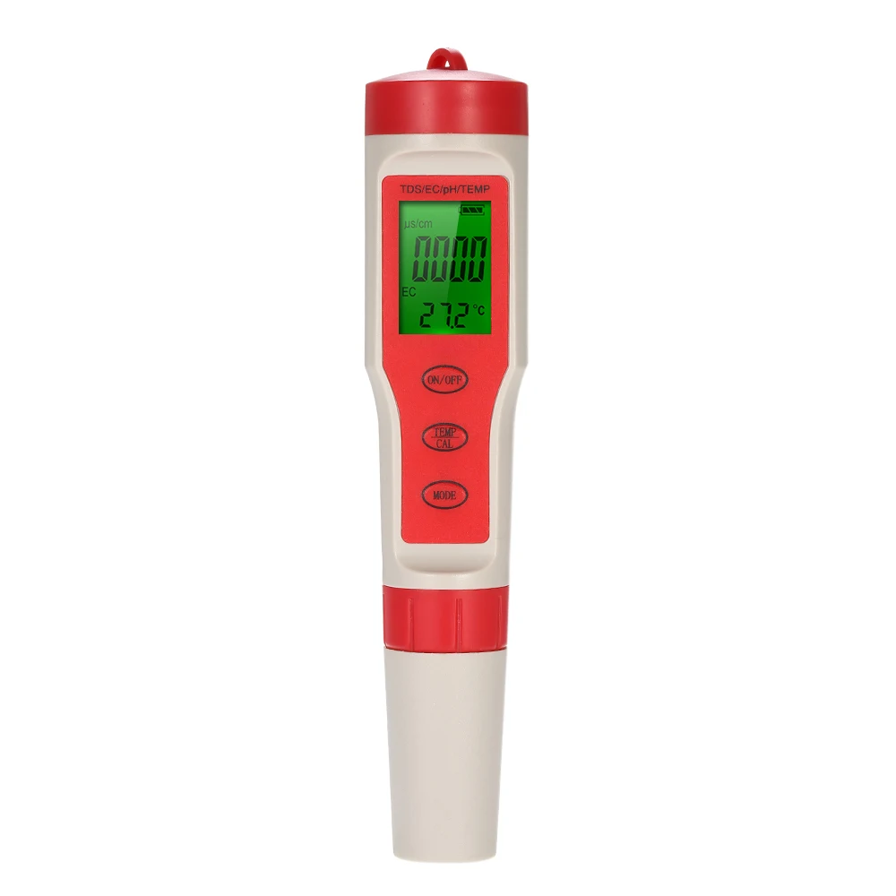 

Yinmik 4 in 1 Water Quality Tester Pen Type pH Meter Acidometer Professional Acidimeter Water Quality Monitor