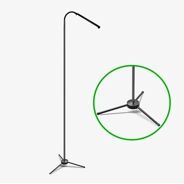 Modern LED Floor Lamp Adjustable Dimmable with Remote Control