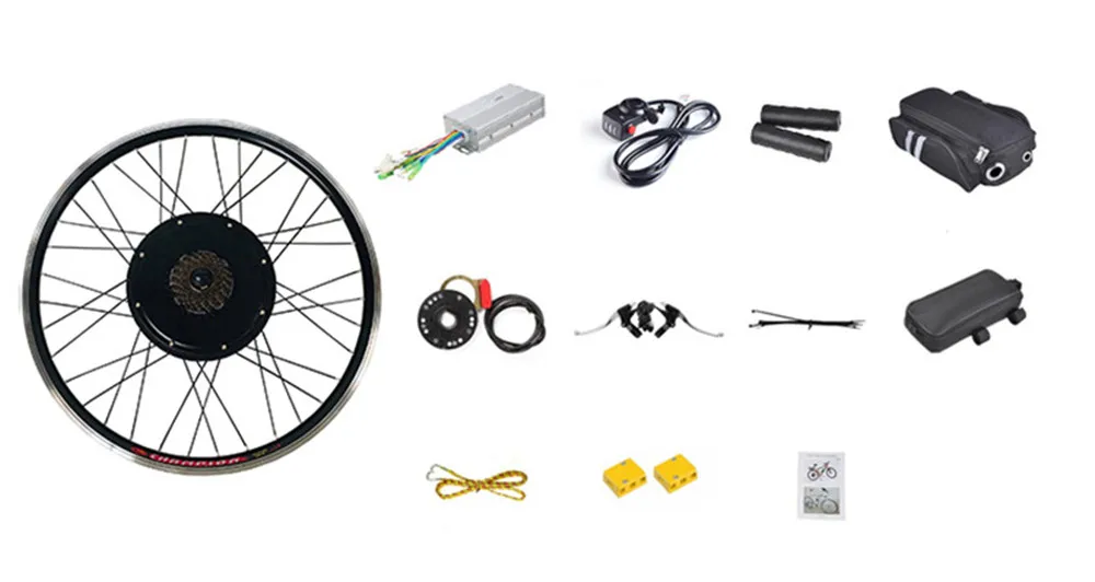 Cheap CBSEBIKE Electric Bike Conversion Kit 26inch 48v1000w EBike for Rear Bicycle Wheel Motor HA02-26 HA03-26 HB01-26 15