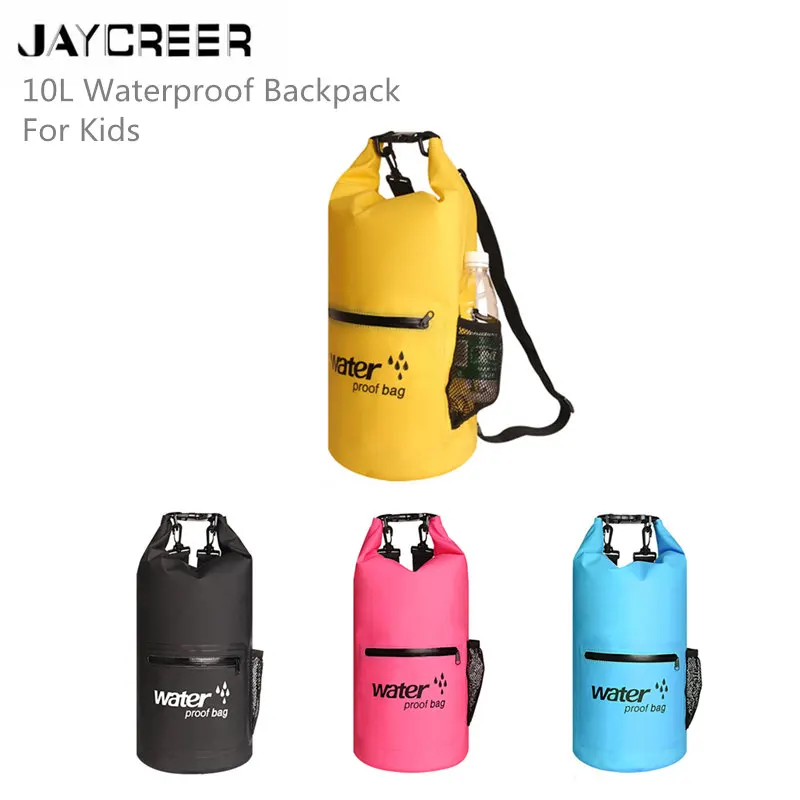 

JayCreer Waterproof Dry Bag Backpack Capacity:10L Water Resistant Lightweight Backpack With Handle-Floating