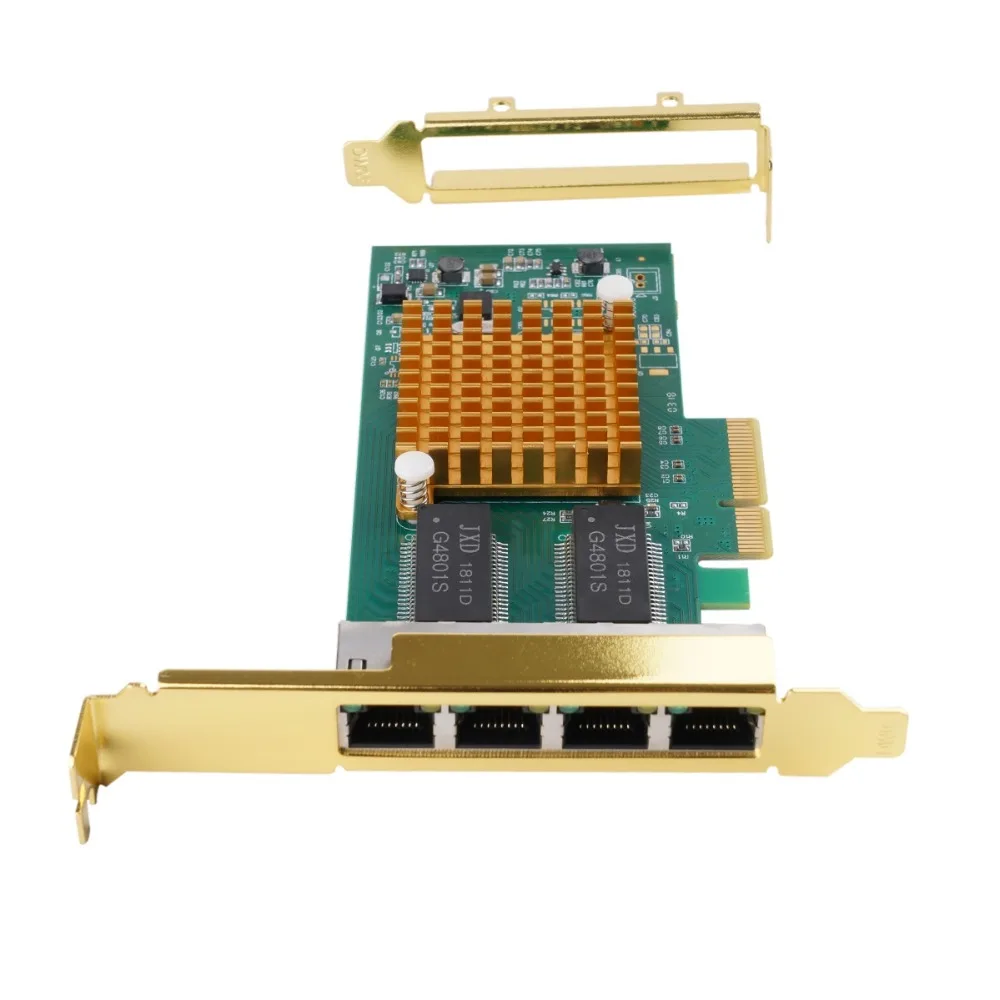 ORICO 4 порта PCI-E для RJ45 PCI Express карта расширения высокоскоростной PCI-e PCIe для настольных компьютеров компоненты win 10 добавить на карты